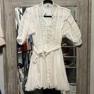 Cotton lace free people dress